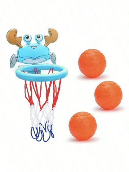 Baby Bath Toy Toddler Basketball Hoop Water Dinosaur Bathtub Play Set