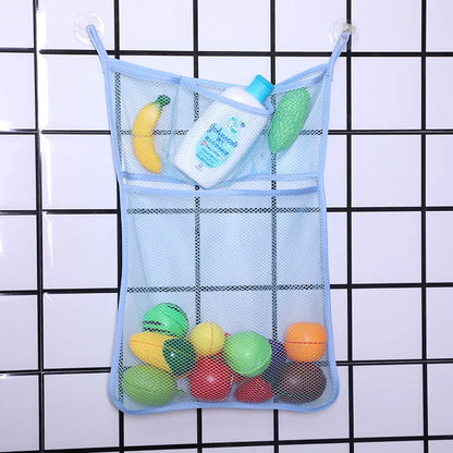Baby Shower Bath Toy Storage Mesh Net with Suction Cups