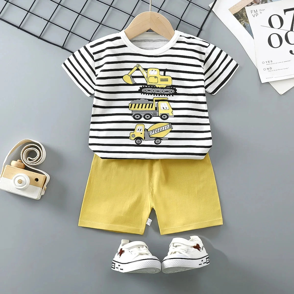 Baby Clothing 1-3Y Boys Girls Cotton 2-Piece Set Newborn Outfit