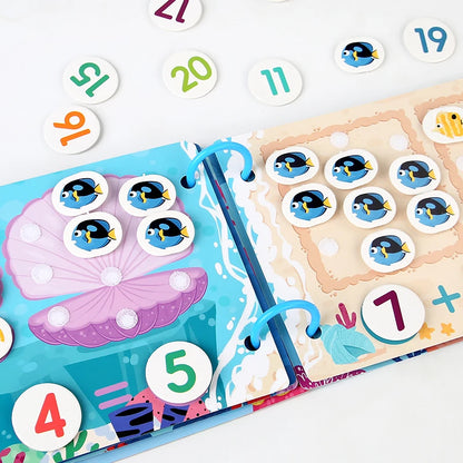Montessori Baby Busy Book Early Learning Educational Toy