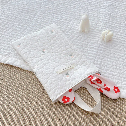 Quilted Mommy Diaper Bag Cute Bear Organizer