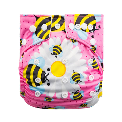 Adjustable Baby Cloth Diapers Washable Reusable 3-15kg