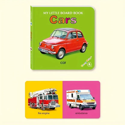 Baby Colorful Pattern Card Books Interactive Sensory Early Education Toy