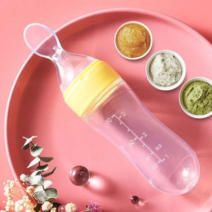 90ML Baby Fruit Feeder Pacifier Self-Feeding Teething Food Dispensing Spoon
