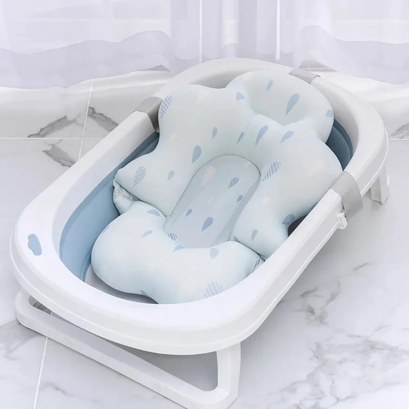 Baby Bath Mat Tub Seat Nonslip Soft Cushion Pillow