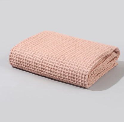 Baby Blanket Newborn Swaddle Waffle Cotton Soft Crib Blanket Essentials
