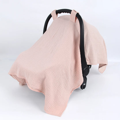 Baby Safety Seat Breathable Cotton Stroller Sunshade Cover