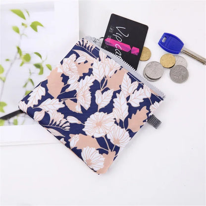Cartoon Girls Diaper and Sanitary Storage Makeup Coin Jewelry Bag