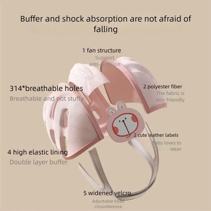 Baby Safety Helmet Breathable 360 Degree Shock Absorbing Protector