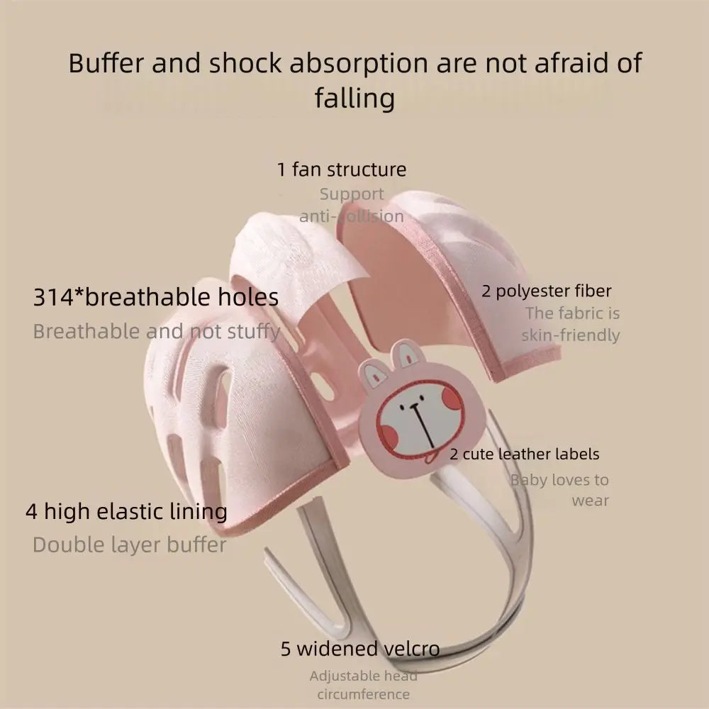 Baby Safety Helmet Breathable 360 Degree Shock Absorbing Protector