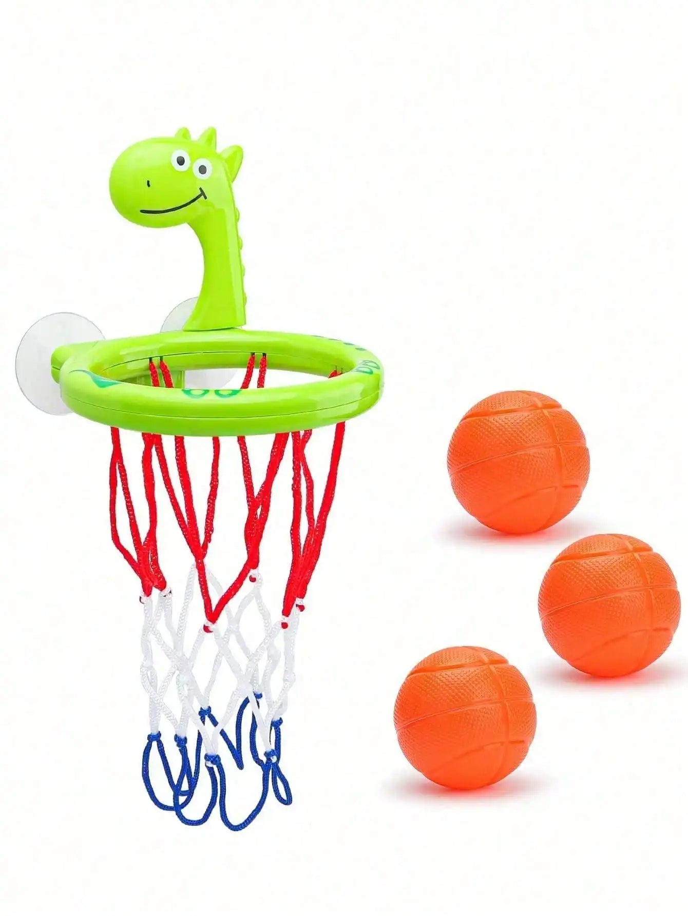 Baby Bath Toy Toddler Basketball Hoop Water Dinosaur Bathtub Play Set