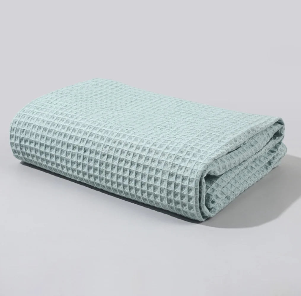 Baby Blanket Newborn Swaddle Waffle Cotton Soft Crib Blanket Essentials