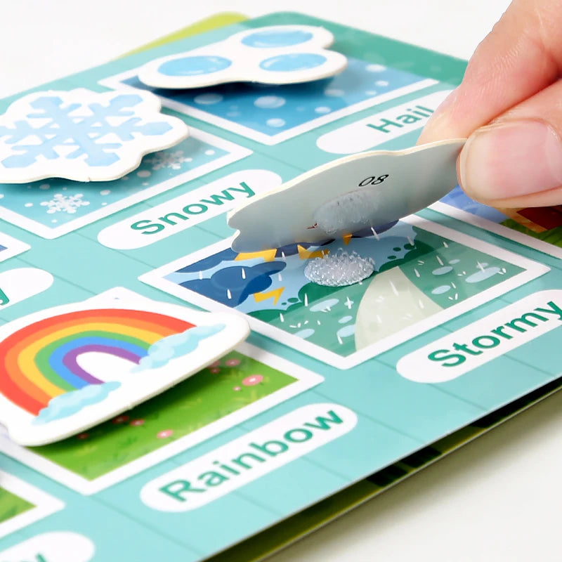 Montessori Baby Busy Book Early Learning Educational Toy
