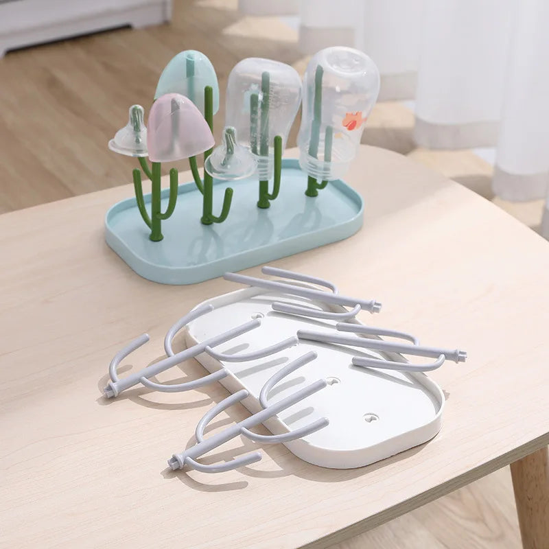 Baby Bottle Drying Rack Detachable Holder for Nipples Cups Pump Parts