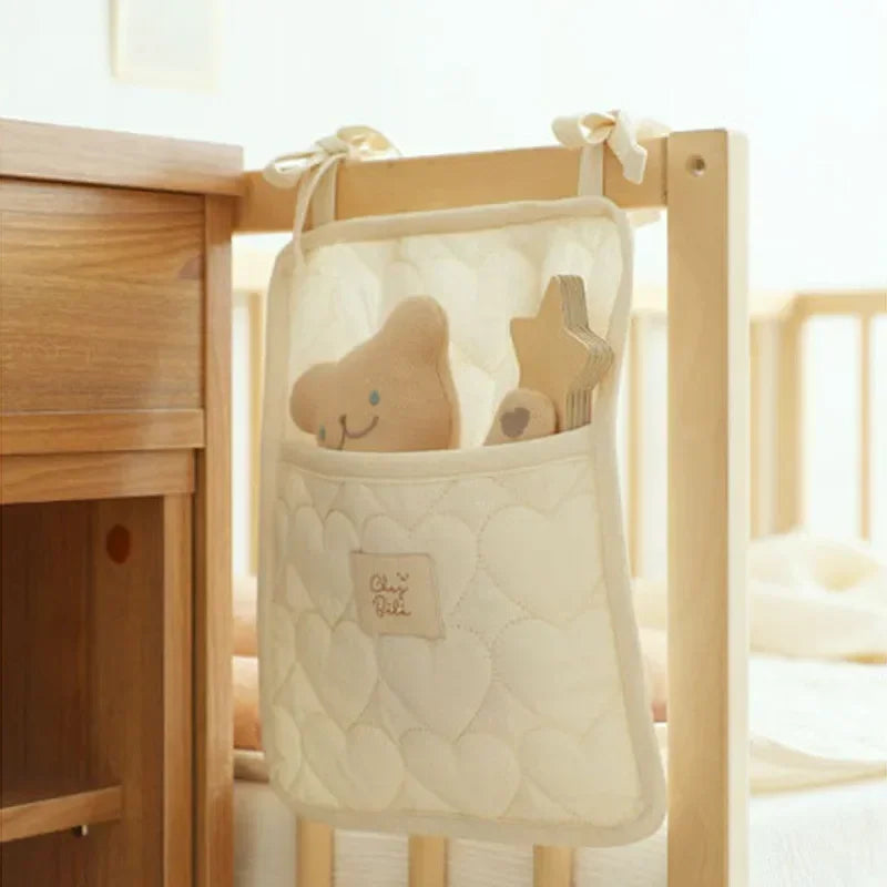 Baby Crib & Stroller Hanging Organizer for Diapers, Bottles, and Toys