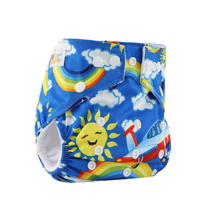Adjustable Baby Cloth Diapers Washable Reusable 3-15kg