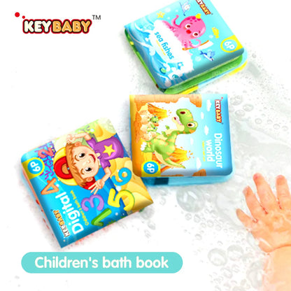 Soft Baby EVA Cartoon Bath Book Montessori Waterproof Early Educational Toy
