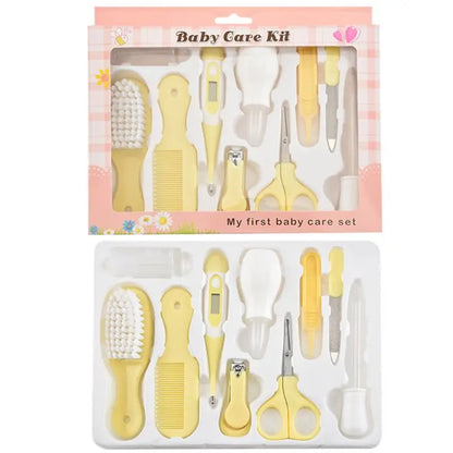 10PCS Baby Health Care Kit Nail Hair Thermometer Grooming Essentials