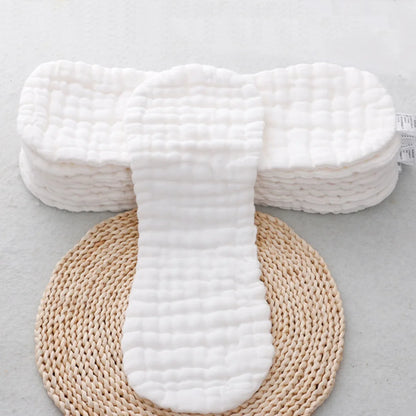 12 Layer Infant Diapers Newborn Baby Comfy Nappy Pants Cotton Inserts