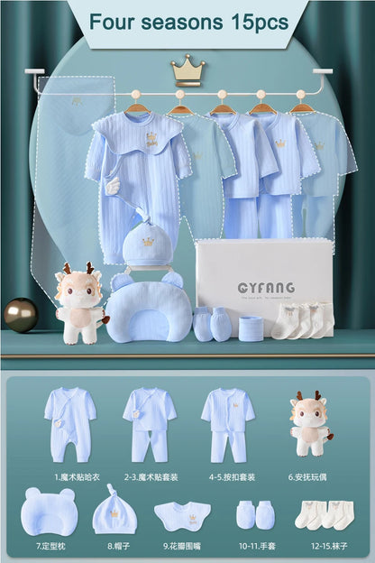 Newborn Baby Clothing 15-20PCS 0-3M 100% Cotton Unisex Infant Boys Girls Set
