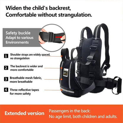 Kids Motorcycle Safety Belt Adjustable Anti-Drop Harness