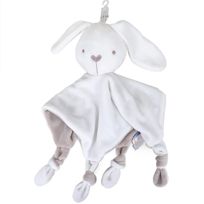 Baby Security Blanket Soft Plush Animal Soothing Toy