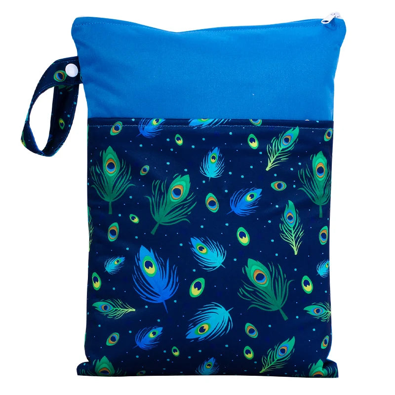 Babyshow Wet Dry Mommy Diaper Bag 35x25cm with Two Zippers