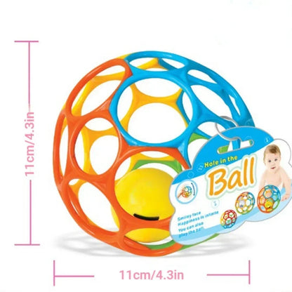 Soft Baby Rattle Ball Teething Sensory Toy for Newborns 0–12M