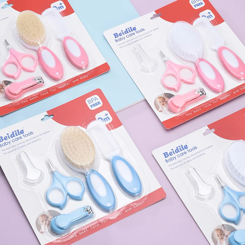 Baby Nail Clippers Comb Brush Care Set