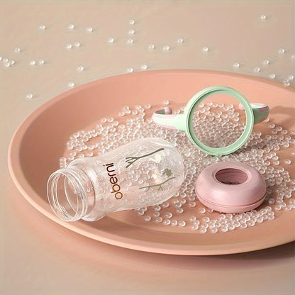 Baby Bottle with Handle Anti-Drop Soft Nipple Feeding Sippy Bottle