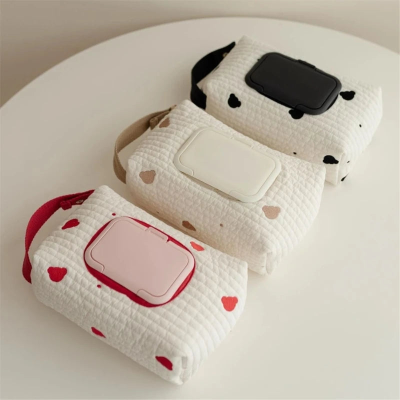 Portable Wet Wipes Case Stroller Hanging Bag for Baby Essentials