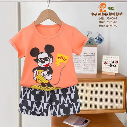 Baby Clothing 1-3Y Boys Girls Cotton 2-Piece Set Newborn Outfit