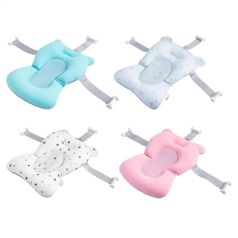 Newborn Bath Cushion Foldable Adjustable Bathtub Mat Baby Bath Accessories