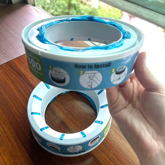 Diaper Pail Refill Bags 1 to 4pcs Compatible with Aenie Minchkin Angelcare