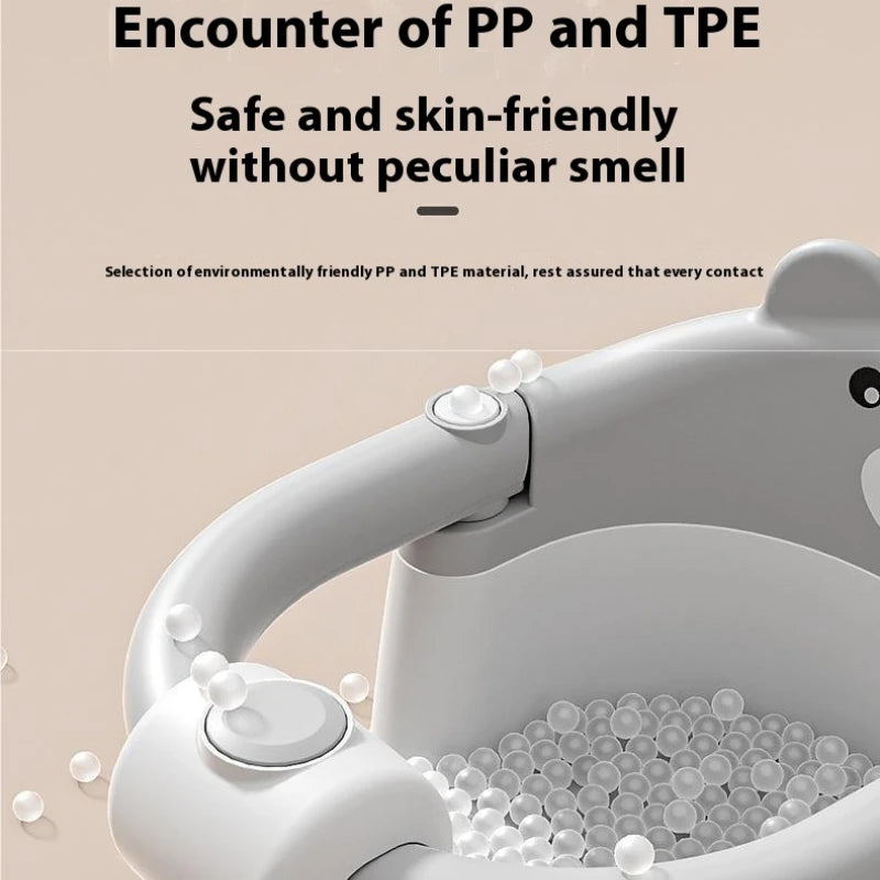 Baby Bathing Seat Non-Slip Newborn Bathtub Lying Support Stool