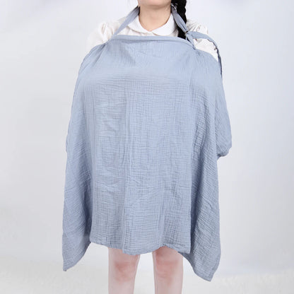 Breathable Cotton Baby Nursing Cover Adjustable Breastfeeding Towel
