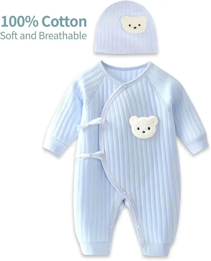 Baby Boys Girls Bodysuit Newborn Cotton Onesie Winter Spring Autumn 0-6M
