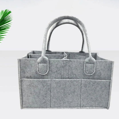 Baby Diaper Wipes Bag Caddy Infant Nursery Organizer Basket