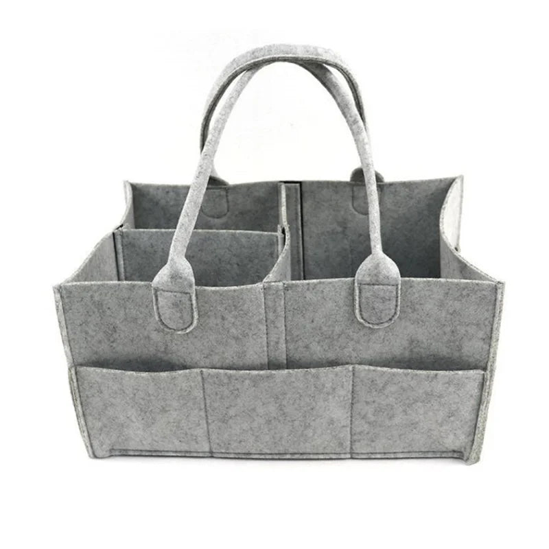 Baby Diaper Wipes Bag Caddy Infant Nursery Organizer Basket