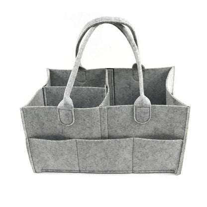 Baby Diaper Wipes Bag Caddy Infant Nursery Organizer Basket