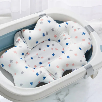 Baby Bath Mat Tub Seat Nonslip Soft Cushion Pillow