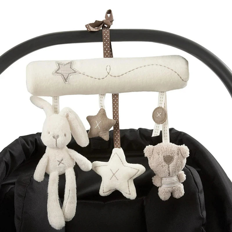 Hanging Plush Baby Hand Bell Toy for Stroller