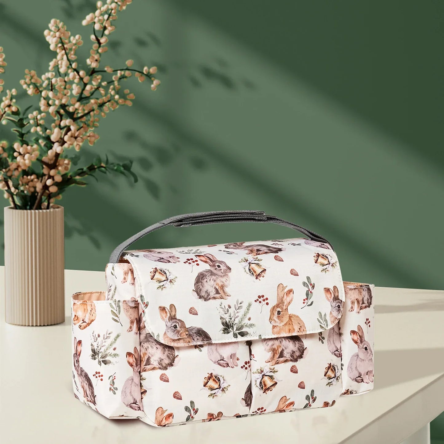 Cartoon Baby Diaper Bag Stroller Organizer Waterproof Nappy Bag
