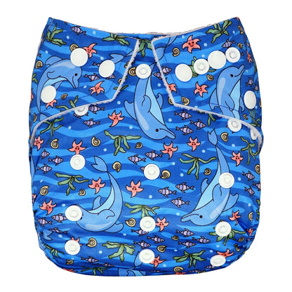 Adjustable Baby Cloth Diapers Washable Reusable 3-15kg