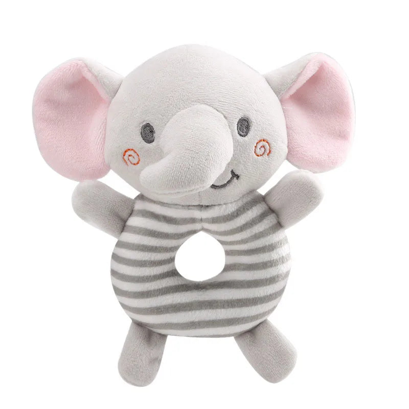 Baby Rattle Toy Plush Cartoon Hand Ring
