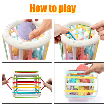 Montessori Baby Toys Sensory Learning Blocks