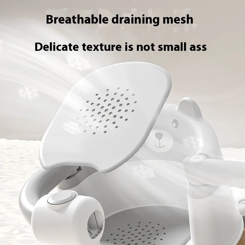 Baby Bathing Seat Non-Slip Newborn Bathtub Lying Support Stool