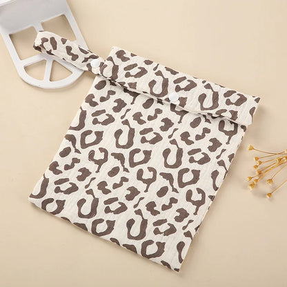 Printed Cotton Diaper Bag Multi-Functional Mommy Handbag