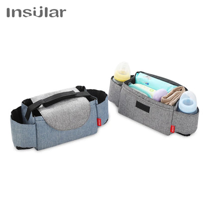 Insulated Baby Diaper Bag Milk Bottle Storage Travel Bag