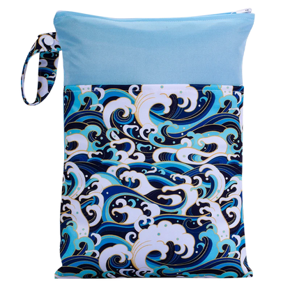 Babyshow Wet Dry Mommy Diaper Bag 35x25cm with Two Zippers